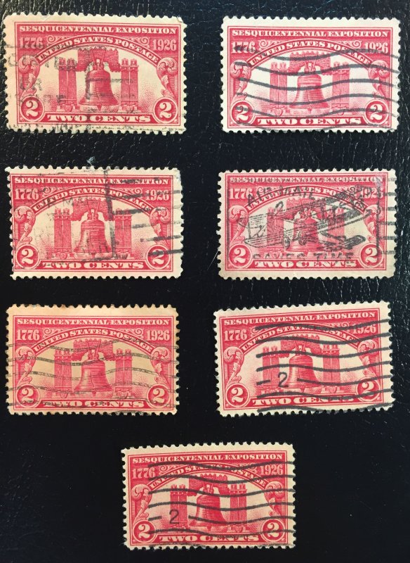 US #627 Used LOT #2