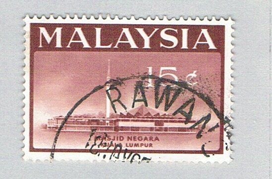 Malaysia 16 Used National Mosque 2 1965 (BP79620)