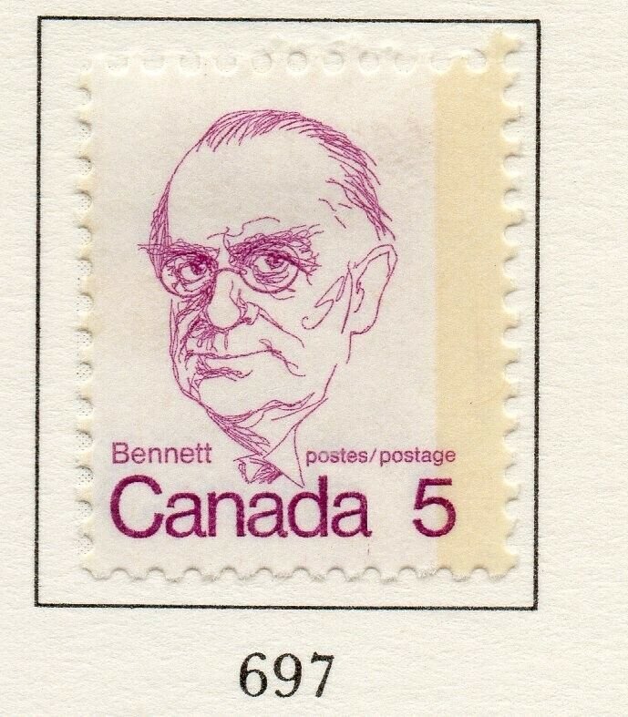 Canada 1972-77 Portraits Early Issue Fine Mint Hinged 5c. NW-124461