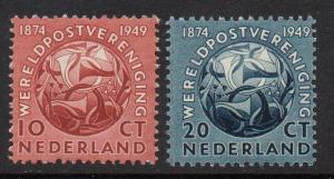 Netherlands 1949 UPU VF MNH (323-4)