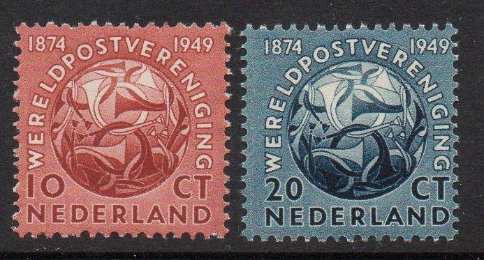 Netherlands 1949 UPU VF MNH (323-4)