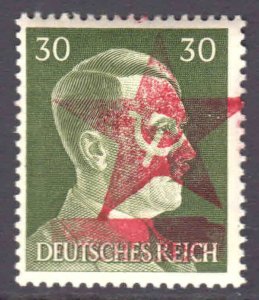 GERMANY 519 LOCAL SCHWÄRZUNGEN CHEMNITZ RED STAR OVERPRINT OG NH U/M F/VF SIGNED