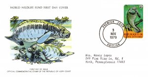 Ivory Coast, Worldwide First Day Cover, Animals