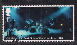 GB 2016 QE2 1st Pink Floyd Side of the Moon 1973 Ex M/S SG 3855 Ex Fdc ( 1240 )
