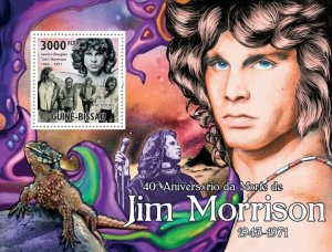 Guinea 2011 MNH - 40th Anniversary of Death of Jim Morrison. Mi 5282/BL.904