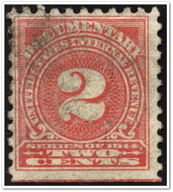 R197 2¢ Documentary Stamp (1914) Used