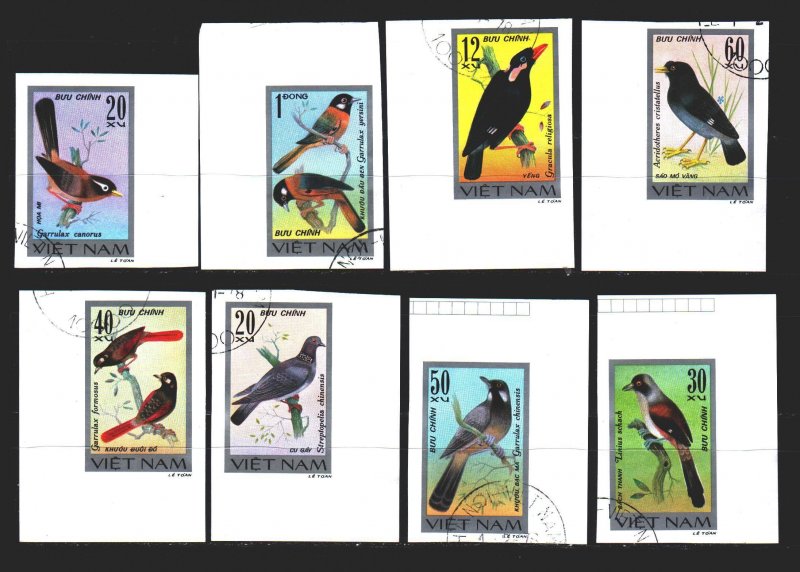 Vietnam. 1978. 948u-55u. Birds, fauna. USED.