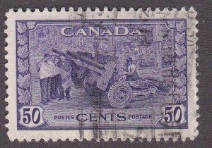 Canada # 261, Field Artillery, Used, Third Cat