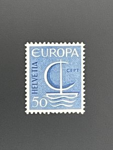 Helvetia 1966 Europa CEPT 50 Rp postfrisch**