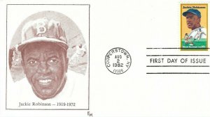 2016 20c JACKIE ROBINSON - FDC #47