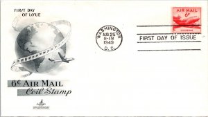 FDC 1949 SC #C41 Artcraft Cachet - Washington DC - Single - J638