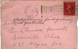 United States, 1922 Fourth Bureaus, Flags, Machine Cancel, Ohio