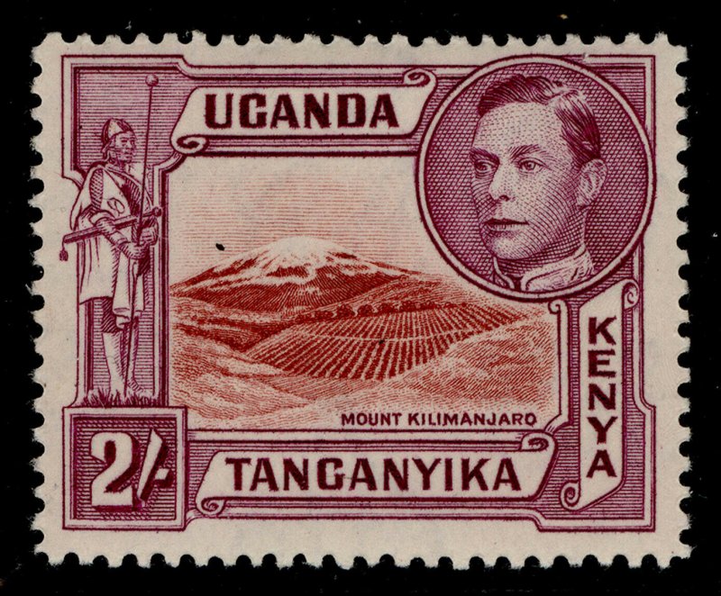 KENYA UGANDA TANGANYIKA GVI SG146a, 2s lake-brown/brown purple LH MINT. Cat £80. 