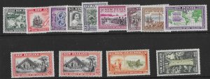 New Zealand 229-41    1940  set 13   fvf  mint hinged