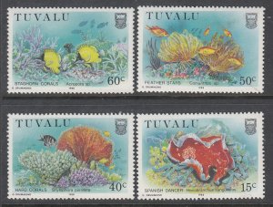 Tuvalu 465-468 Marine Life MNH VF