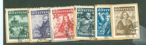 Austria #B112-117 Used Single (Complete Set)