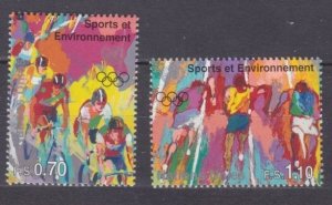 United Nations Geneva 1996 MNH Stamps Scott 289-290 Sport Olympic Games Cycling