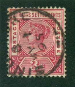 Straits Settlements 1895 #84 U SCV(2024)=$0.55