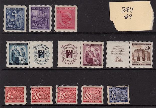 German Occupation, Bohemia and Moravia, Official #9