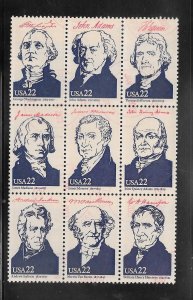 #2183 Used Block of 9