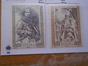 Poland  #  2932-33  MNH