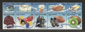 NEW ZEALAND SC# 1209-18 BK/10   VF/MNH