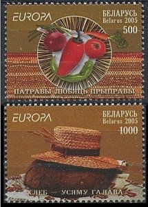 2005 Belarus 593-594 Europa CEPT​​​​​​​