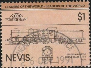 Nevis,  #209a Used From 1983-86