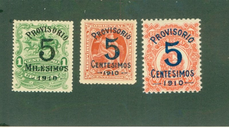 URUGUAY 184-86 MNH BIN $1.45