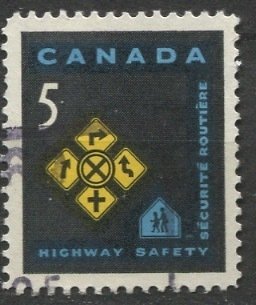 Canada; 1966: Sc. # 447: Used Cpl. Set