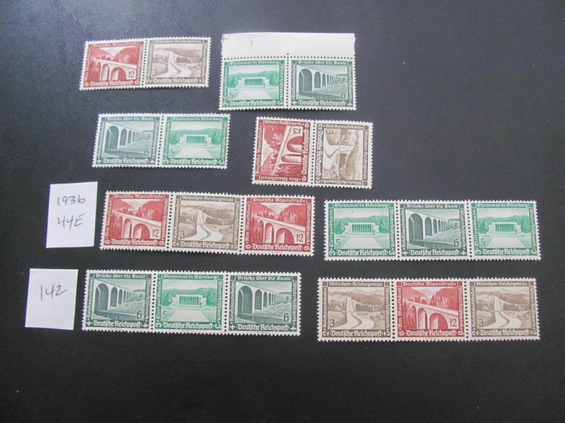 GERMANY 1936 MNH Booklet  LOT  XF 44 EUROS (142)