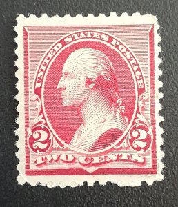 StampGeek US SCOTT #220 MINT FINE-VERY FINE NEVER HINGED GUM BENDS