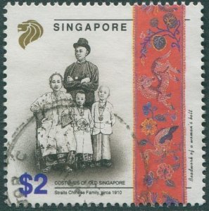 Singapore 1992 SG691 $2 Costumes of 1910 FU