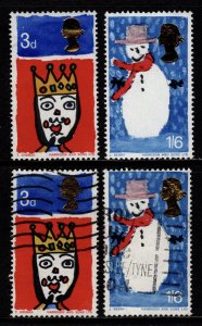 Great Britain 1966 Christmas Children’s Paintings, Set [Unused/Used]