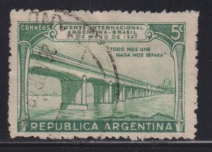 Argentina 560 International Bridge Connecting Argentina and Brazil 1947