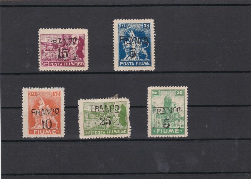 Fiume Stamps ref R 19396