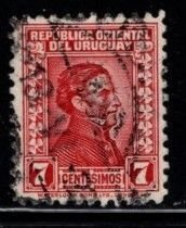 Uruguay - #358 Artigas (7 Dots)  - Used