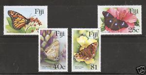 Fiji Sc 523-526 MLH. 1985 Butterflies, complete set, fresh, VLH, VF