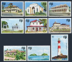 Fiji 409j-423j 9 stamps inscribed 1991,MNH. Famous Houses of Fiji,Lighthouse.