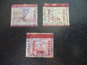 Stamps - Panama - Scott# 181-183 - Used Set of 3 Stamps