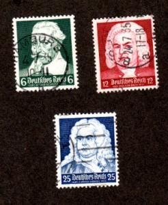 Germany # 456-458 Used!