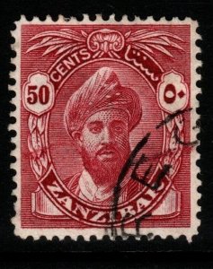 ZANZIBAR SG317 1936 50c CLARET FINE USED