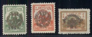 LITHUANIA #B340-2 Complete set, og, hinged, VF, Scott $113.45