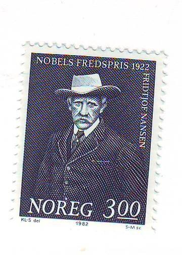 Norway Sc814 1982 Nansen stamp mint NH