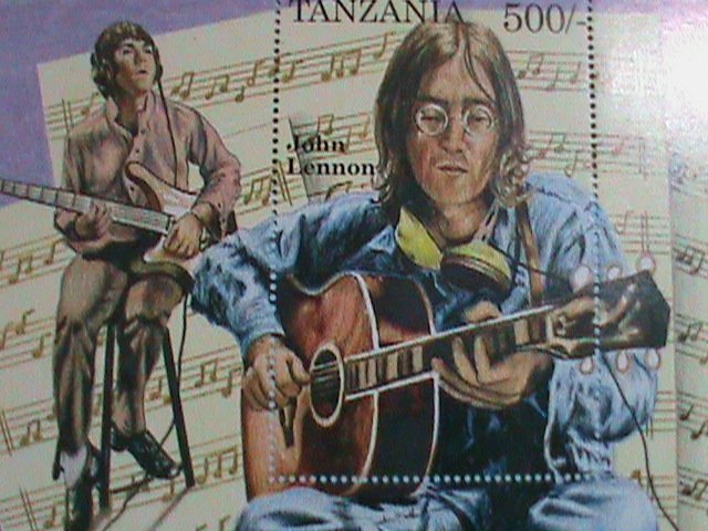 ​TANZANIA STAMP:1995 SC#1337 JOHN LENNON MNH STAMP SHEET.