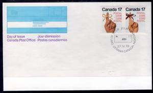 Canada 816a Postal Code Canada Post U/A FDC