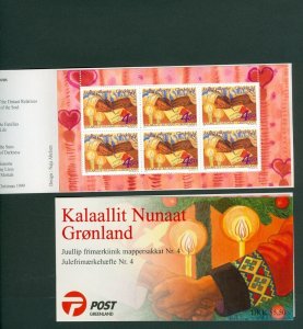 Greenland. Booklet 1999  MNH . Christmas Stamp # IV. Celebrating The Light.