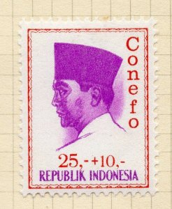 Indonesia 1965 Early Issue Fine Mint Hinged 25r. NW-14763