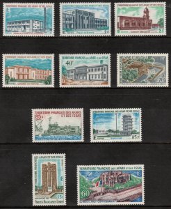 AFARS & ISSAS 1968/70 Definitives; Scott 324-33; MNH