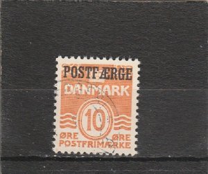 Denmark  Scott#  Q16  Used  (1936  Parcel Post)